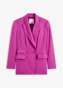 bonprix Bekleidung·Basics|Blazer^Blazer dunkelfuchsia