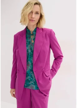 bonprix Bekleidung·Basics|Blazer^Blazer dunkelfuchsia