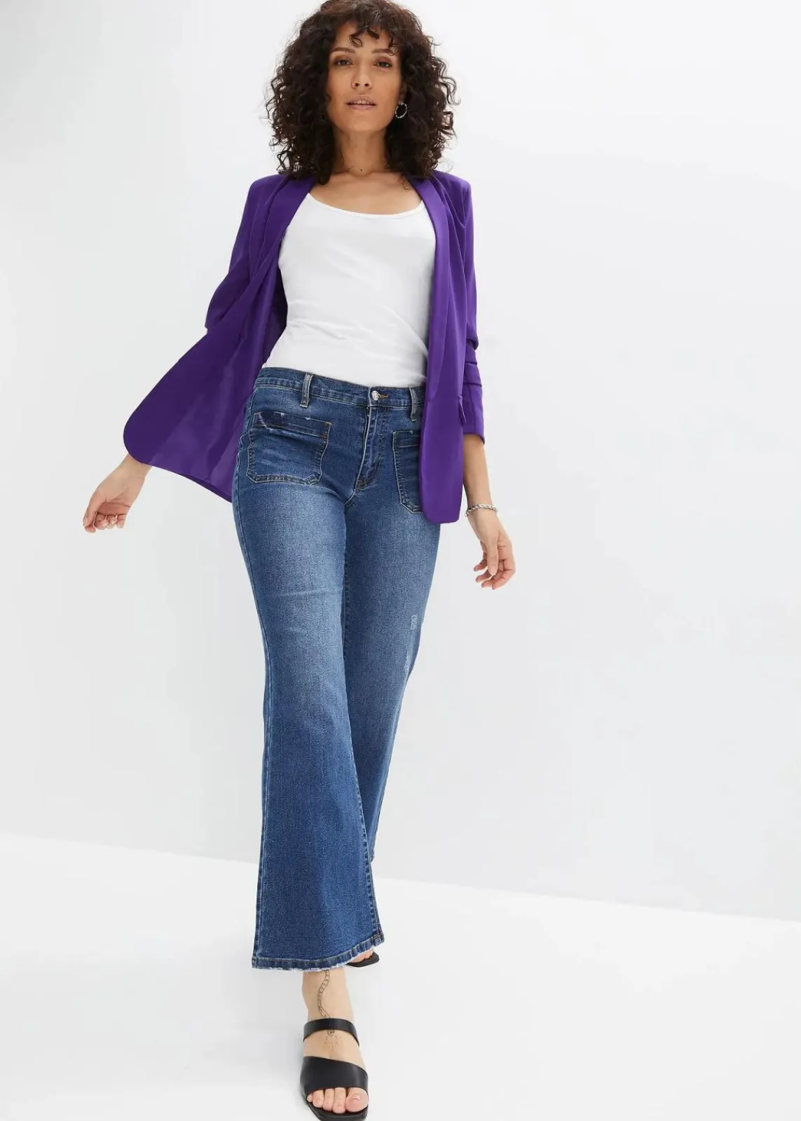 bonprix Bekleidung·Basics|Blazer^Blazer lila