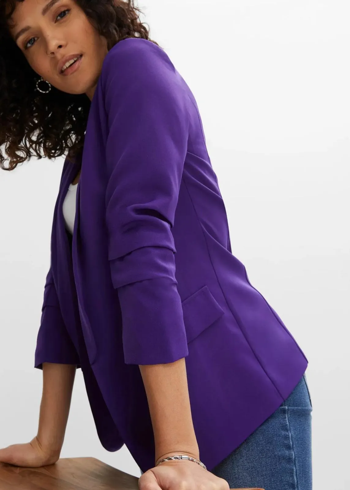 bonprix Bekleidung·Basics|Blazer^Blazer lila