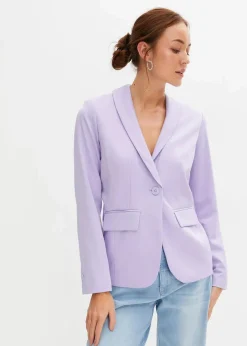 bonprix Blazer|Bekleidung·Basics^Blazer hellviolett