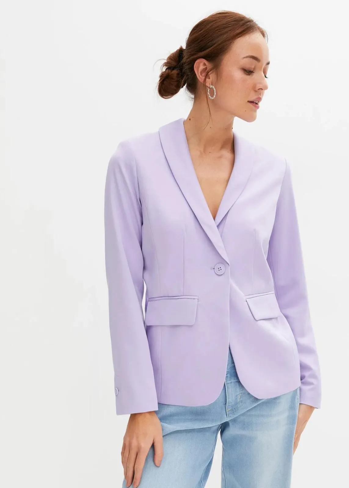 bonprix Blazer|Bekleidung·Basics^Blazer hellviolett