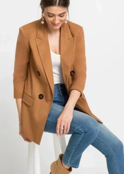 bonprix Blazer|Bekleidung·Basics^Blazer cognac