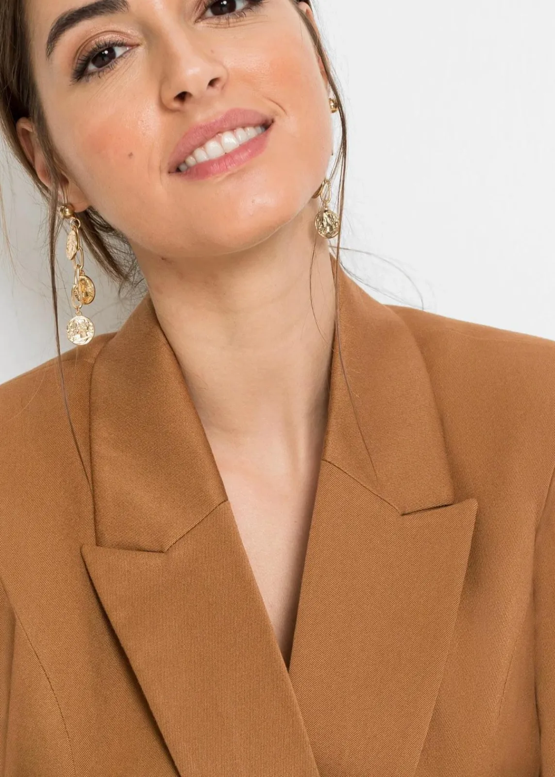 bonprix Blazer|Bekleidung·Basics^Blazer cognac