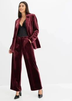 bonprix Blazer|Zweiteiler & Sets^Blazer aus softem Samt ahornrot