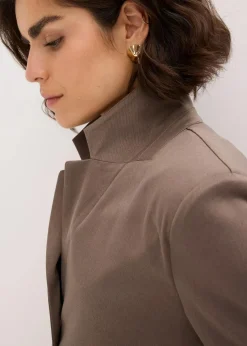 bonprix Bekleidung·Basics|Blazer^Blazer aus Viskose-Mix oliv