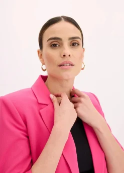 bonprix Blazer^Blazer mit modisch betonten Schultern pinklady