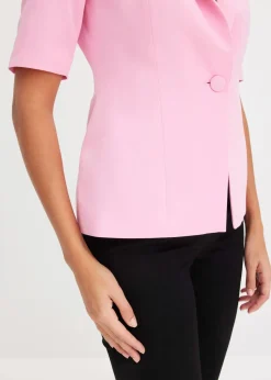 bonprix Blazer^Blazer mit Sandhourglass-Passform rosa