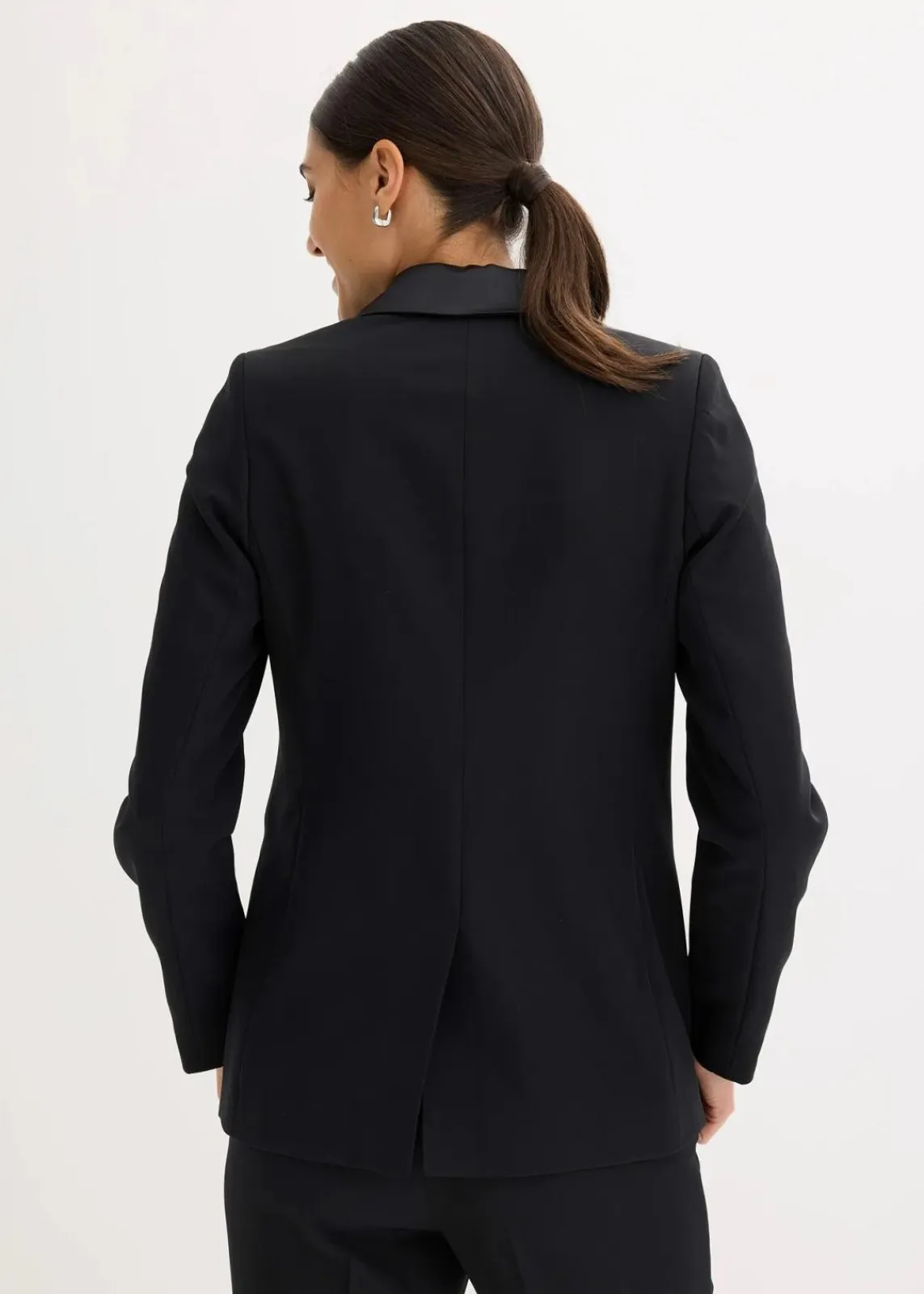 bonprix Bekleidung·Basics|Festliche Mode^Blazer mit Schmuckknöpfen schwarz