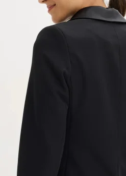 bonprix Bekleidung·Basics|Festliche Mode^Blazer mit Schmuckknöpfen schwarz