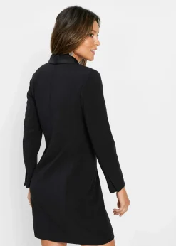 bonprix Kleider|Bekleidung·Pullover & Strickjacken^Blazerkleid schwarz