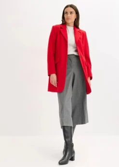 bonprix Bekleidung·Hosen^Blazermantel salsarot