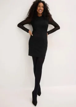 bonprix Wäsche·Socken & Strumpfhosen|Wäsche·Erotikwäsche^Blickdichte Ouvert-Strumpfhose 80den schwarz