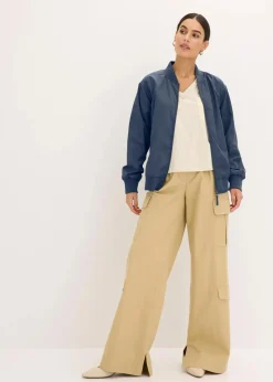 bonprix Jacken & Mäntel|Bekleidung·Hosen^Blouson schwarz