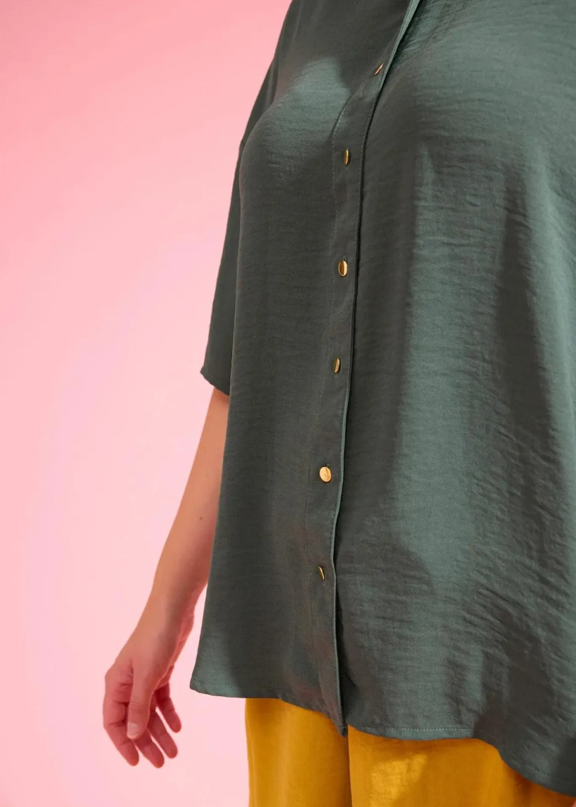 bonprix Bekleidung·Jacken & Mäntel|Blusen & Tuniken^Bluse schattengrün