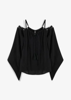 bonprix Blusen & Tuniken^Bluse schwarz
