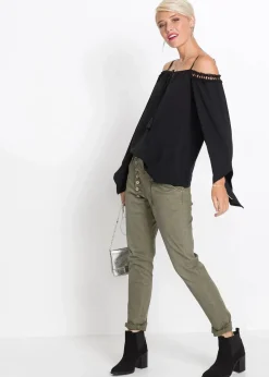 bonprix Blusen & Tuniken^Bluse schwarz