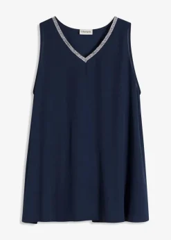 bonprix Festliche Mode|Blusen & Tuniken^Bluse dunkelblau