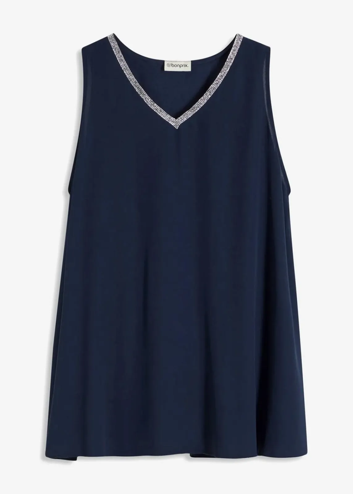 bonprix Festliche Mode|Blusen & Tuniken^Bluse dunkelblau