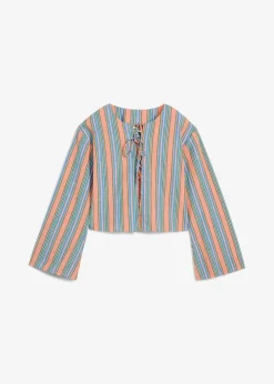 bonprix Blusen & Tuniken^Bluse aus reiner Baumwolle bunt gestreift