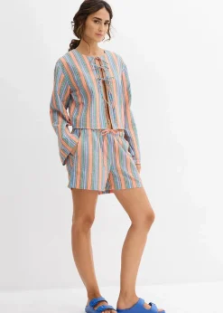 bonprix Blusen & Tuniken^Bluse aus reiner Baumwolle bunt gestreift