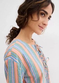 bonprix Blusen & Tuniken^Bluse aus reiner Baumwolle bunt gestreift