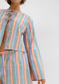bonprix Blusen & Tuniken^Bluse aus reiner Baumwolle bunt gestreift