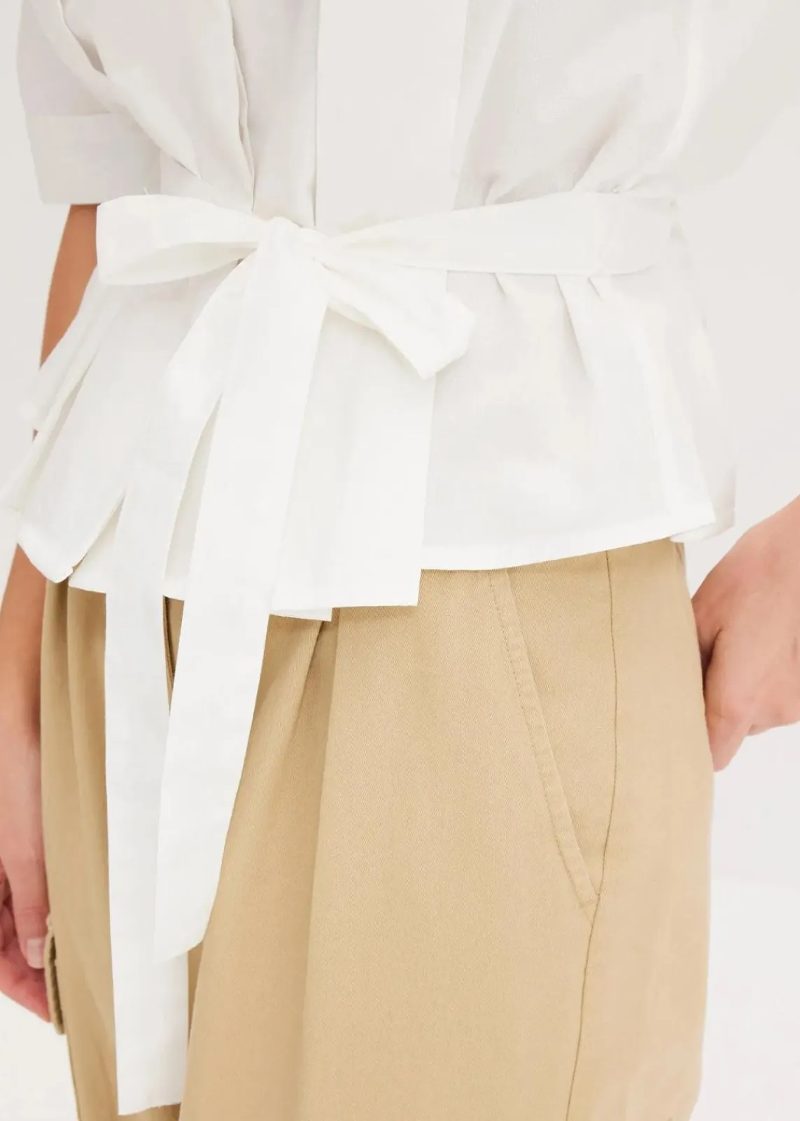 bonprix Bekleidung·Jacken & Mäntel|Blusen & Tuniken^Bluse aus reiner Baumwolle weiß