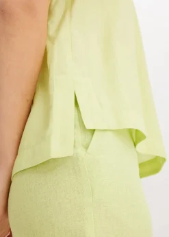 bonprix Bekleidung·Jacken & Mäntel|Blusen & Tuniken^Bluse aus strukturiertem Crinkle mintgrün