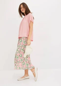 bonprix Shirts & Tops|Blusen & Tuniken^Bluse aus strukturiertem Crinkle softrosa