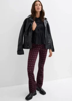 bonprix Bekleidung·Jacken & Mäntel|Blusen & Tuniken^Bluse mit Schleifendetails schwarz