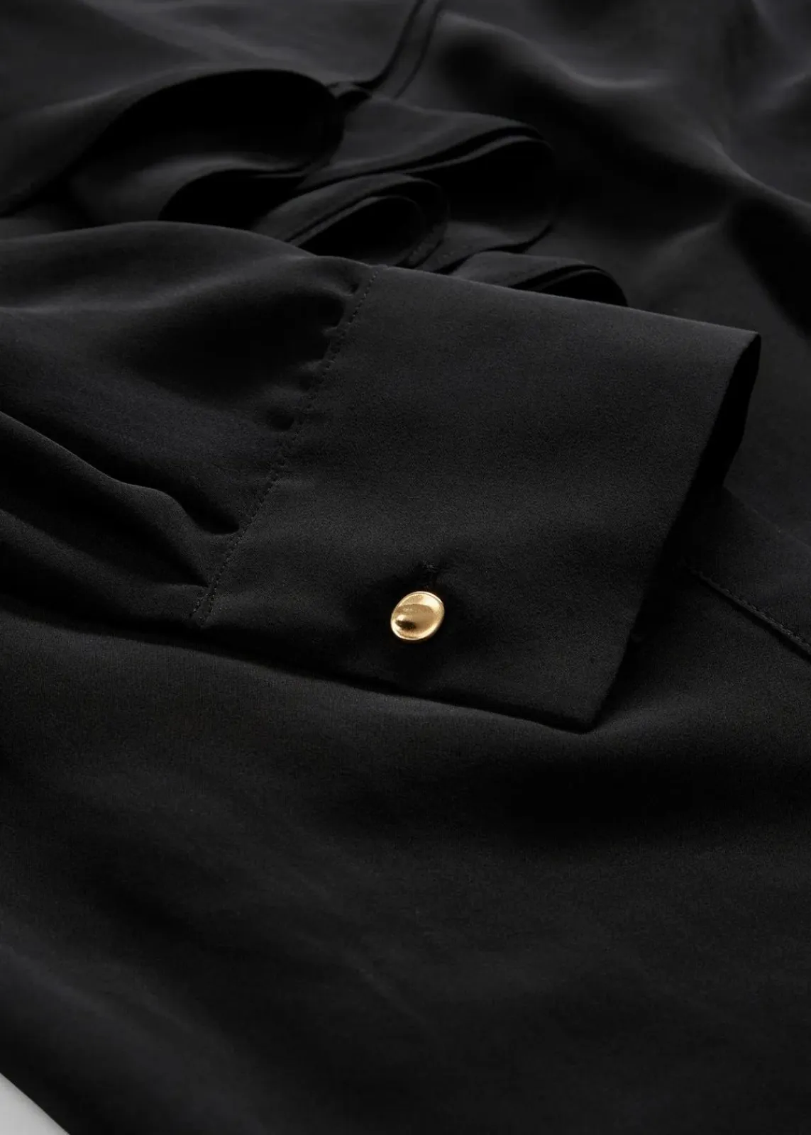 bonprix Blusen & Tuniken|Premium^Bluse mit Seide schwarz