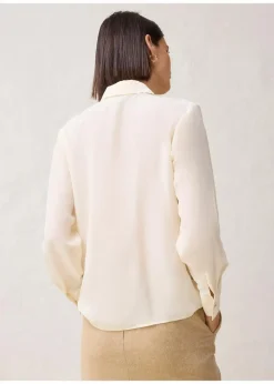bonprix Bekleidung·Jacken & Mäntel|Premium^Bluse mit Seide naturbeige