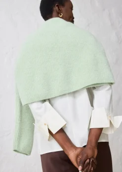 bonprix Bekleidung·Jacken & Mäntel|Blusen & Tuniken^Bluse mit Seidenanteil wollweiß