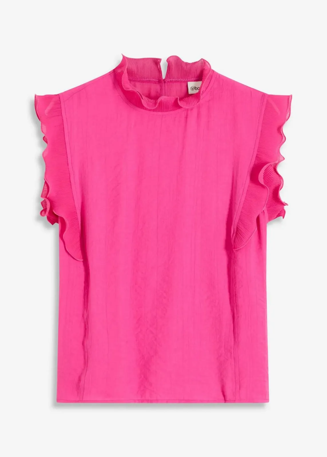 bonprix Bekleidung·Jacken & Mäntel|Blusen & Tuniken^Bluse mit Volants pink