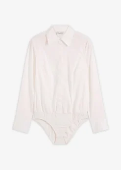 bonprix Shirts & Tops^Blusenbody wollweiß