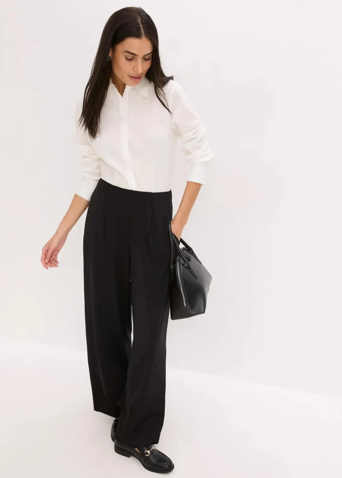 bonprix Shirts & Tops^Blusenbody wollweiß