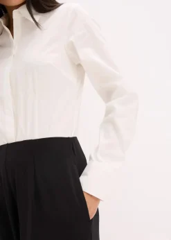 bonprix Shirts & Tops^Blusenbody wollweiß