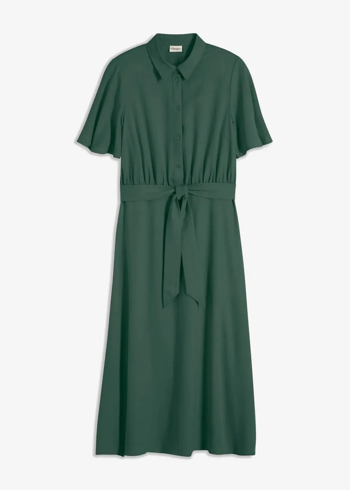 bonprix Nachhaltigere Materialien|Kleider^Blusenkleid schattengrün
