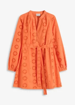 bonprix Bekleidung·Pullover & Strickjacken|Kleider^Blusenkleid aus reiner Bio-Baumwolle mango