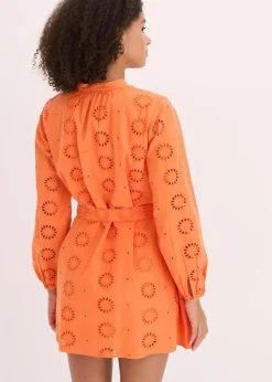 bonprix Bekleidung·Pullover & Strickjacken|Kleider^Blusenkleid aus reiner Bio-Baumwolle mango