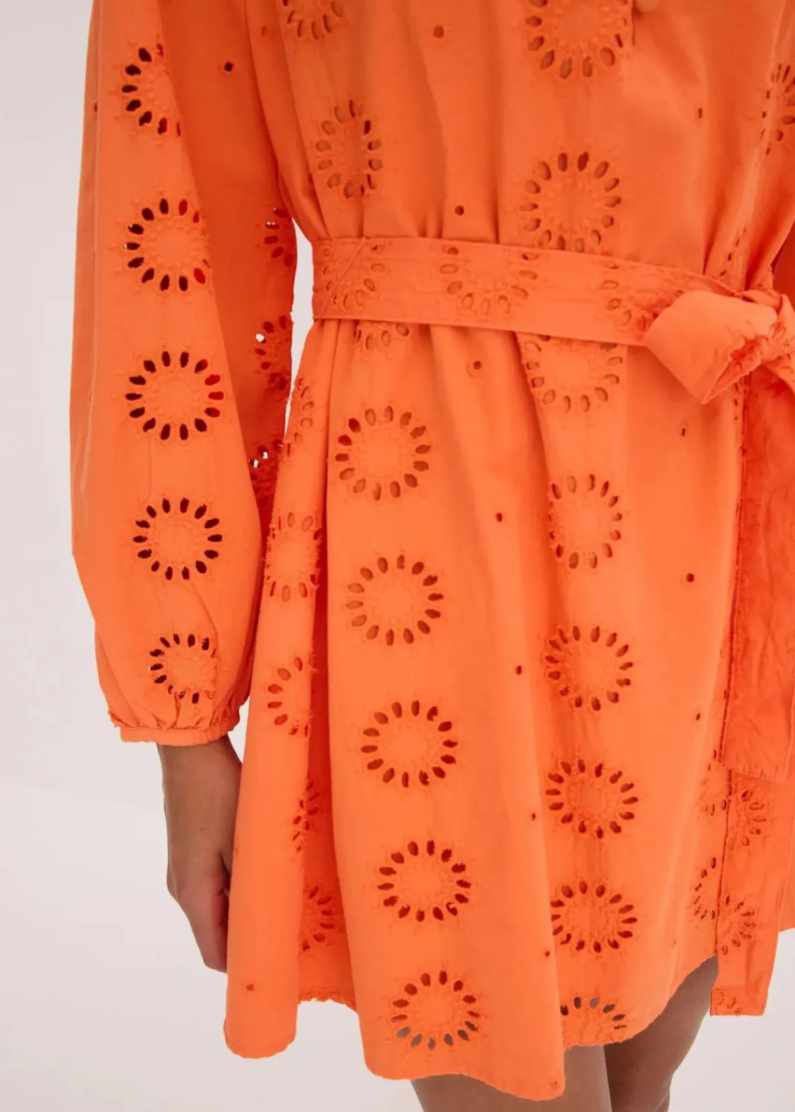 bonprix Bekleidung·Pullover & Strickjacken|Kleider^Blusenkleid aus reiner Bio-Baumwolle mango