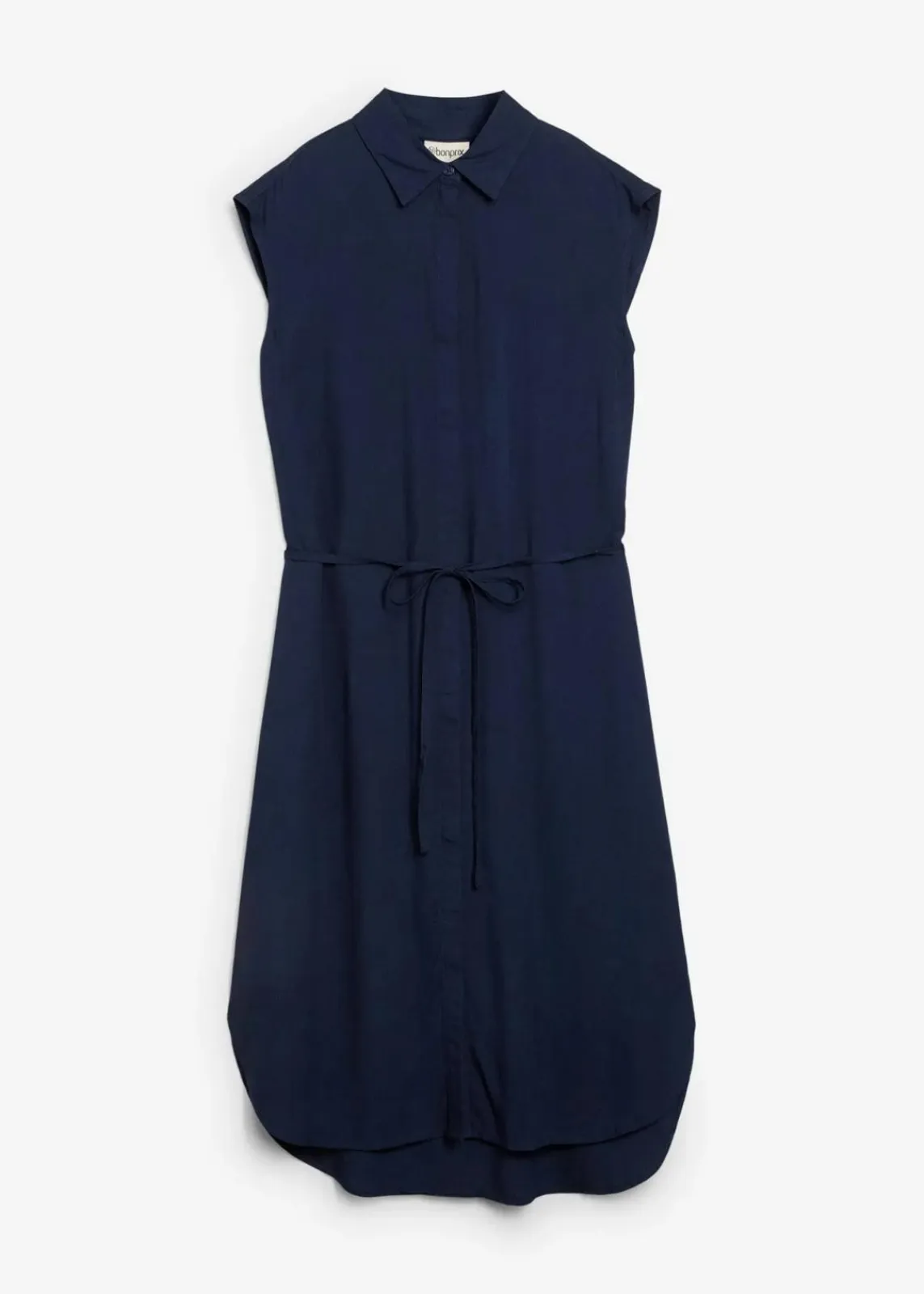 bonprix Bekleidung·Pullover & Strickjacken|Kleider^Blusenkleid aus weicher Viskose dunkelblau