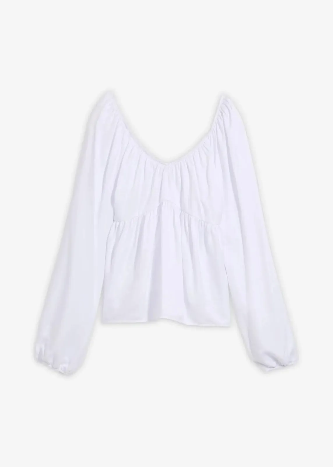 bonprix Blusen & Tuniken|Nachhaltigere Materialien^Blusenshirt weiß