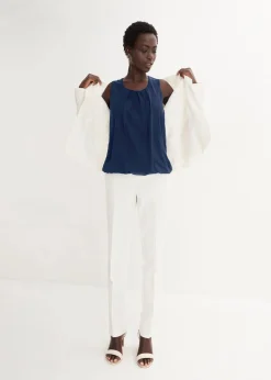 bonprix Bekleidung·Jacken & Mäntel|Blusen & Tuniken^Blusentop dunkelblau