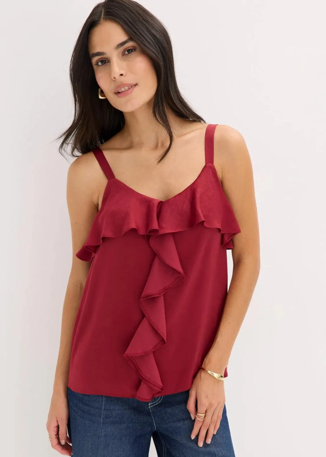 bonprix Shirts & Tops|Blusen & Tuniken^Blusentop pflaumenrot