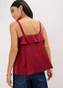 bonprix Shirts & Tops|Blusen & Tuniken^Blusentop pflaumenrot