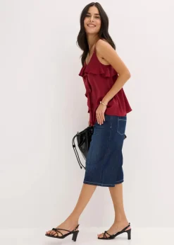 bonprix Shirts & Tops|Blusen & Tuniken^Blusentop pflaumenrot