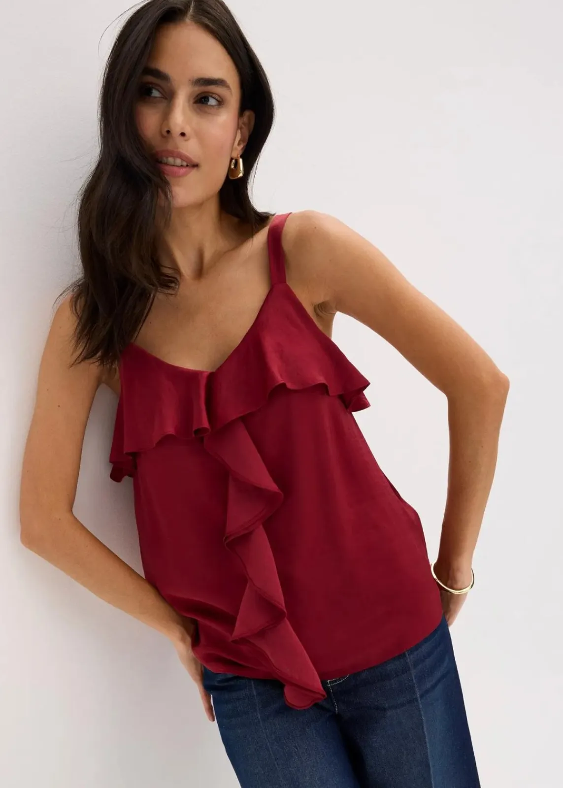 bonprix Shirts & Tops|Blusen & Tuniken^Blusentop pflaumenrot
