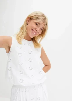 bonprix Shirts & Tops|Nachhaltigere Materialien^Blusentop weiß